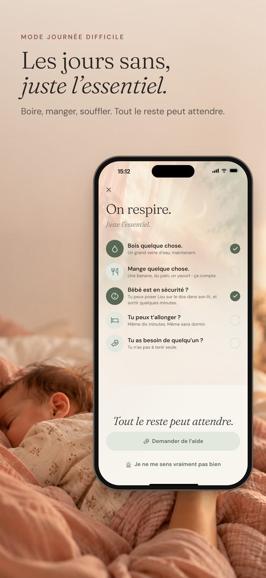 Les jours sans, juste l’essentiel : le mode journée difficile