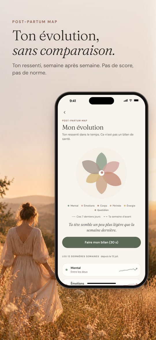 Ton évolution, sans comparaison : la Post-partum Map